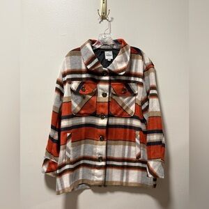 Kenzie flannel lightweight jacket plaid academia school girl college